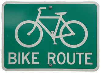 Image showing Bike Route