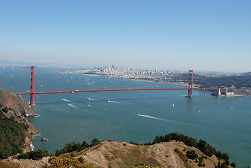 Image showing Golden Gate & San Francisco