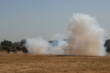 Image showing Cannon fire