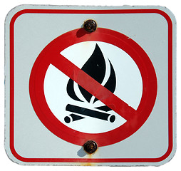 Image showing No Campfires