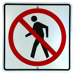 Image showing Do Not Cross