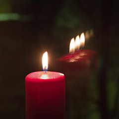 Image showing candle flame