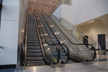 Image showing Escalators