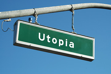 Image showing Utopia sign