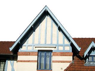 Image showing Rural french house isolated