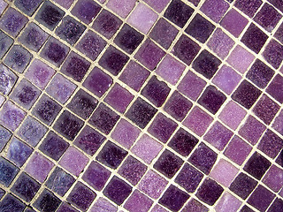 Image showing Purple mosaic