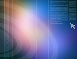 Image showing Abstract blue