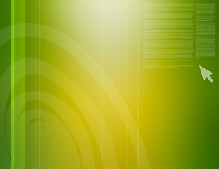 Image showing Abstract green