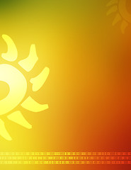 Image showing Clean colorful background