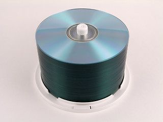 Image showing CD-R stack