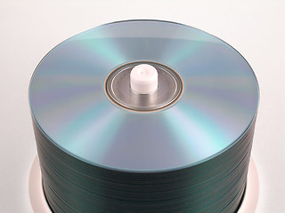 Image showing CD-R stack