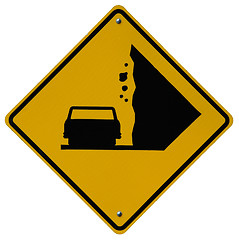 Image showing Falling Rocks