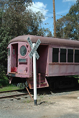 Image showing Old railcar
