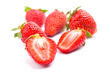 Image showing fresh strawberries 