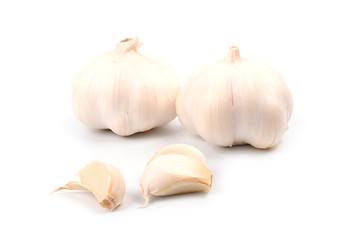 Image showing two garlics