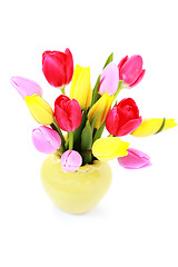 Image showing bunch of tulips