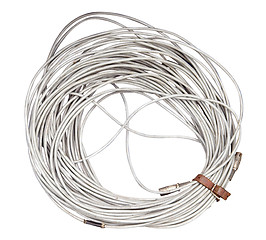 Image showing Roughly Coiled Coaxial Cable