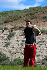 Image showing Male Golfer