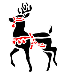 Image showing Painted Reindeer