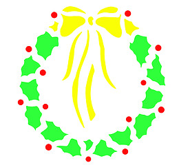 Image showing Christmas Wreath