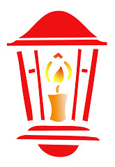 Image showing Stylized Christmas Lantern 