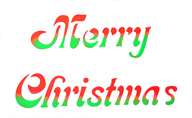 Image showing Merry Christmas