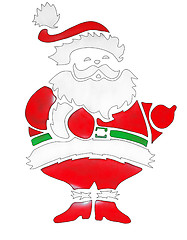 Image showing Painted Santa