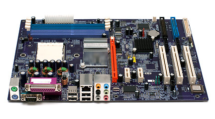 Image showing Computer mainboard