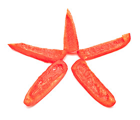 Image showing Slice of Paprika