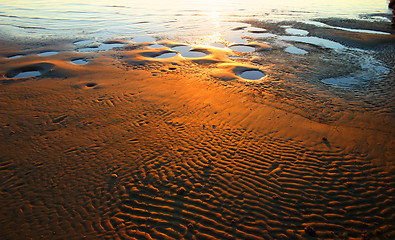 Image showing Light On Beach