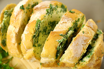 Image showing Herb And Garlic Bread