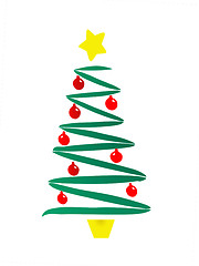 Image showing Stylized Christmas Tree