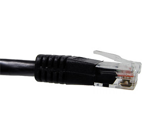 Image showing Internet cable-clipping path