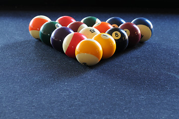 Image showing Billiard balls