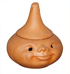 Image showing Terracotta Onion Container