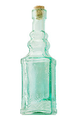 Image showing Antique Green Bottle with Cork