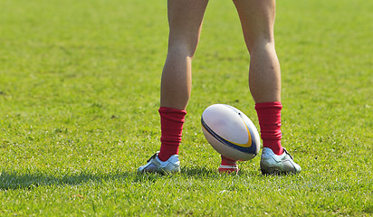 Image showing Rugby abstract