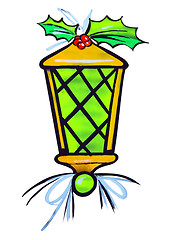 Image showing Stylized Christmas Lantern