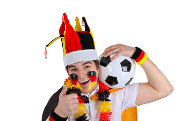 Image showing Soccer fan