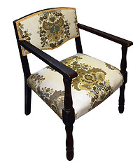 Image showing Antique Floral Chair