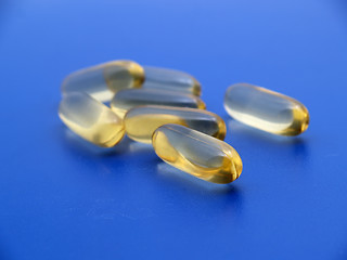 Image showing Omega 3 capsules