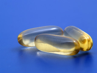 Image showing Omega 3 capsules