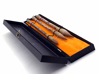 Image showing  Calligraphy brush set