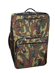 Image showing Camouflage Suitcase 