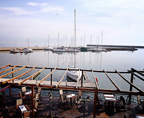 Image showing Sailing boats