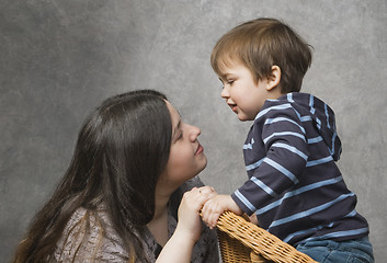 Image showing Mother with her child