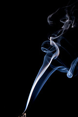 Image showing real twisting smoke