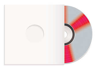 Image showing shiny cd and paper case