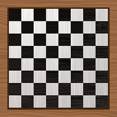 Image showing Black and white chess board