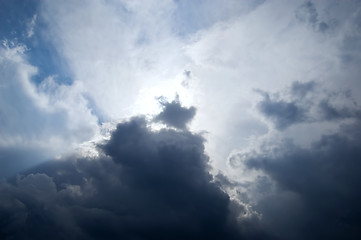 Image showing thunderclouds